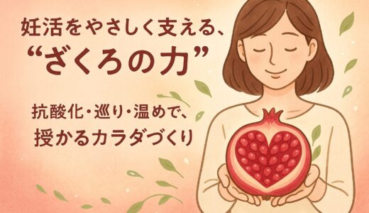 妊活にざくろは効く？——期待できる作用・上手な取り入れ方・注意点までやさしく解説