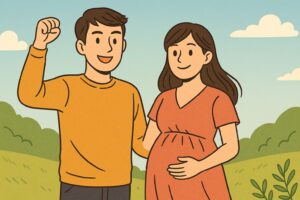 前向きに妊活を進める二人