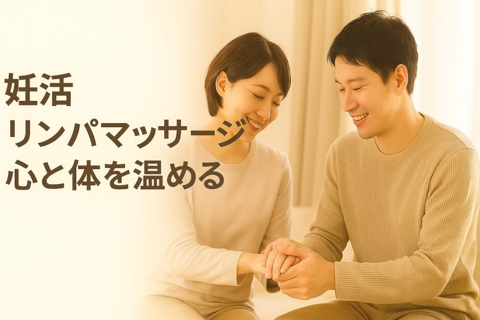 妊活、リンパマッサージ