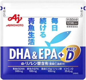 8位 味の素 | DHA&EPA+ビタミンDのパッケージ