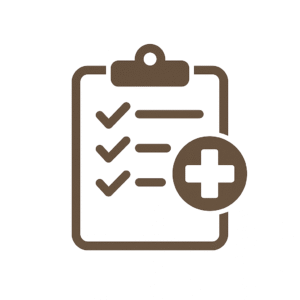 プレコンセプションケアにおける健康チェックアイコン
