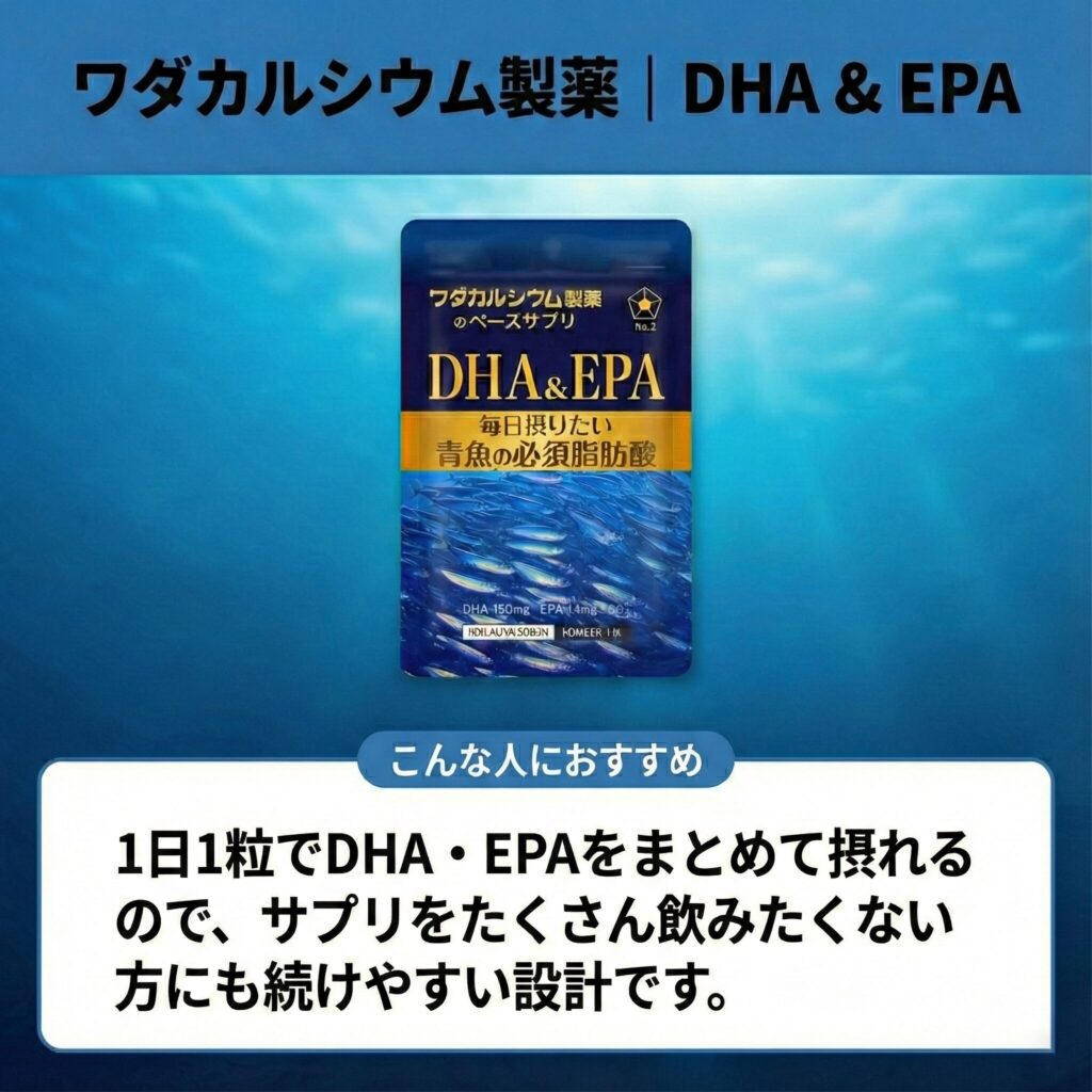 ワダカルシウム製薬 | DHA & EPA