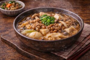 東北の温め料理納豆汁