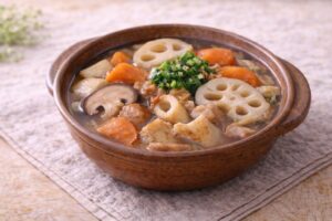 関西の温活ごはんけんちん汁