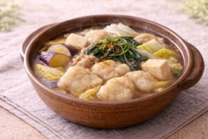 中部の温活ごはんすいとん