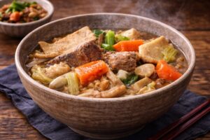 東北の温め料理せんべい汁の画像