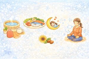 冬に妊娠力を高める習慣 温活 食事 睡眠