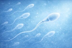 精子のイメージ画像。亜鉛と男性妊活の関係を示す