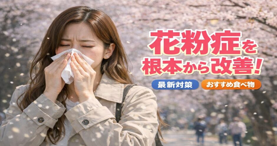 花粉症対策徹底解説記事のアイキャッチ