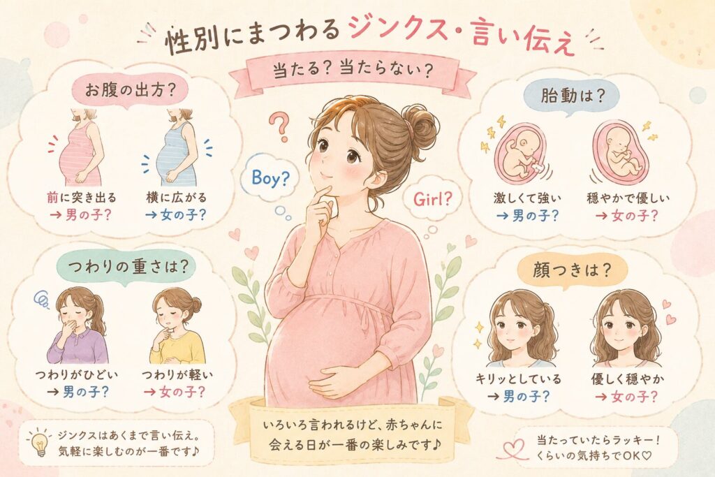 性別にまつわるジンクスまとめの画像